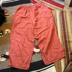 Vintage Flax linen Flood pants